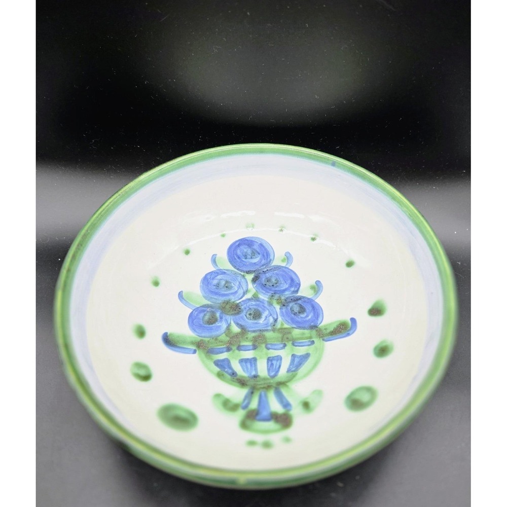Vintage MA Hadley Studio Art Pottery Bouquet Salad Pasta 11" Serving Bowl Signed